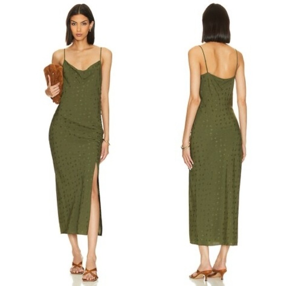 New Veronica Beard Chapel Dress in Bright Army Green Size: 0 - Picture 4 of 17